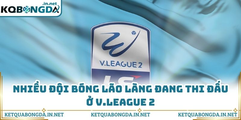 Nhiều đội bóng lão làng đang thi đấu ở V.League 2